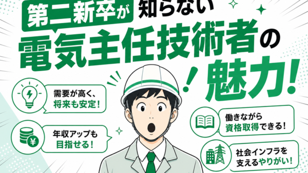 第二新卒が知らない電気主任技術者の魅力